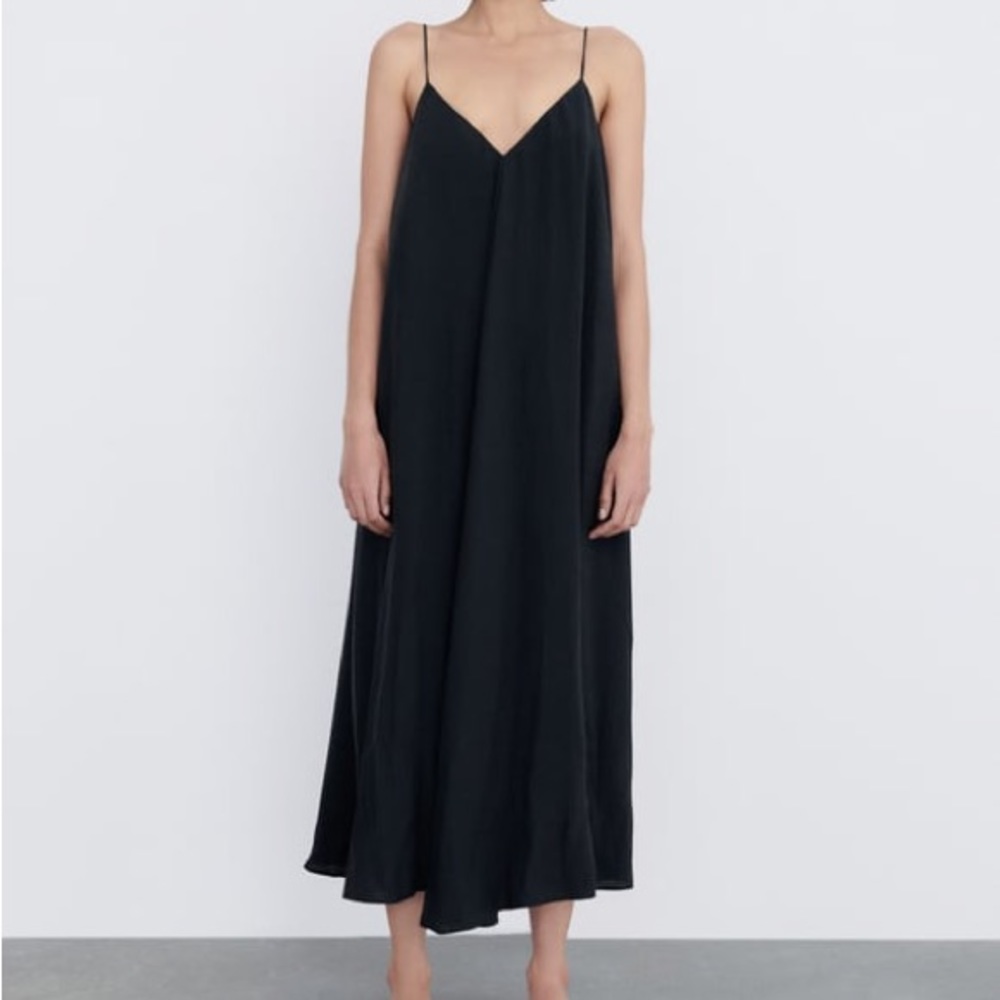 ZARA Voluminous Long Dress